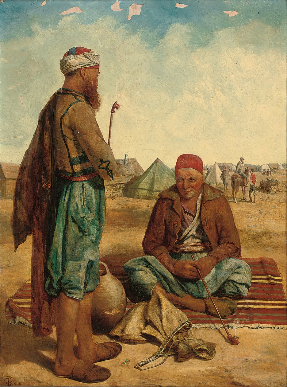 Rökarna, 1856 av John Dalbiac Luard