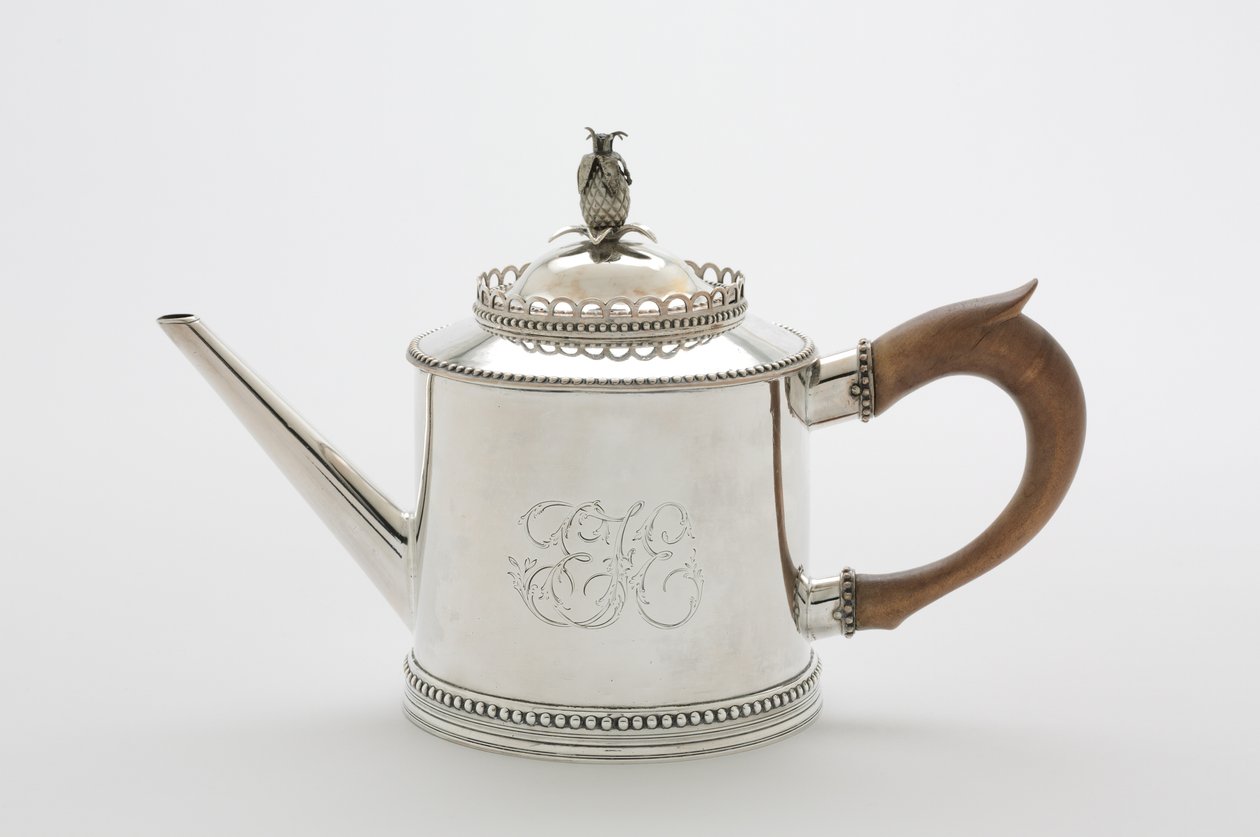 Tekanna, ca 1790 (silver) av John David