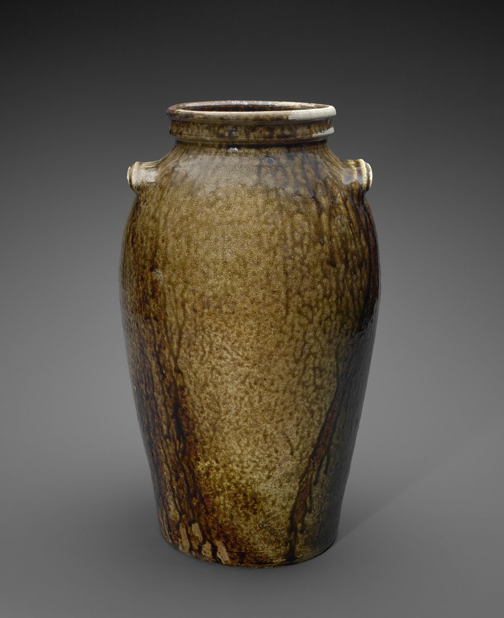 Jar, c. 1850-1883 (alkaliskt glaserad keramik) av John Davis Leopard
