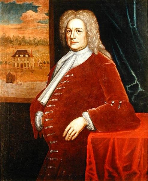 Porträtt av Arent Schuyler (olja på linne) av John Dawson Watson