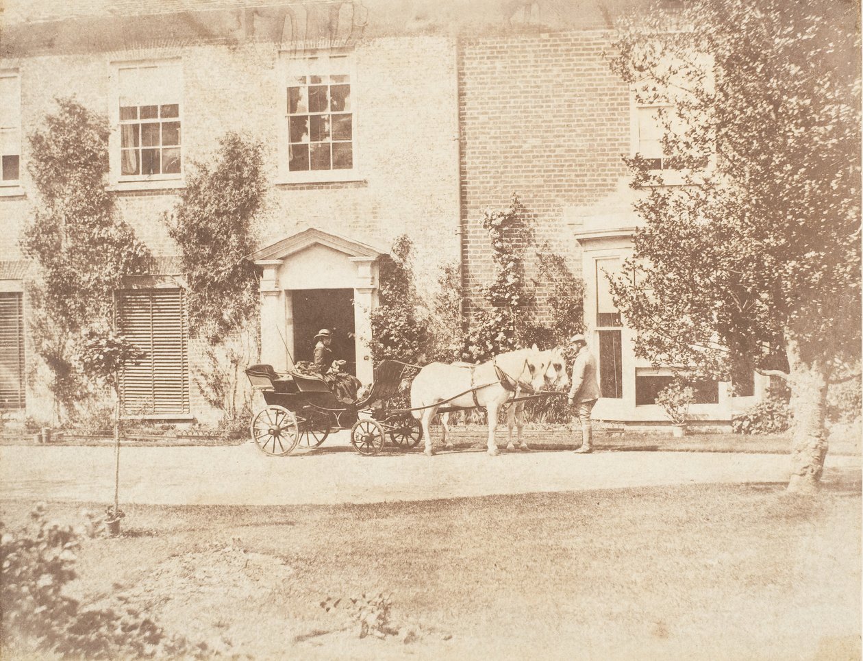 Oakley Cottage, 1853-56. av John Dillwyn Llewelyn