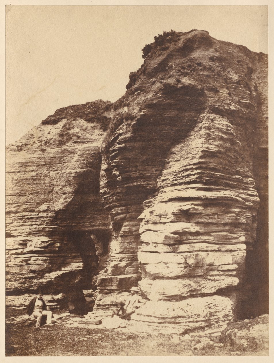 Stenar vid Livermead nära Torquay England, ca. 1852. av John Dillwyn Llewelyn