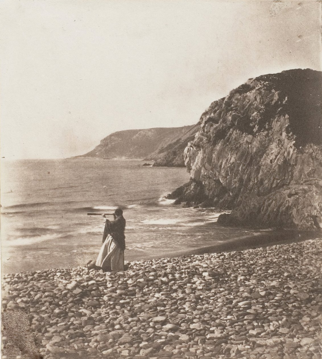 Vindar och vågor, 1853-56. av John Dillwyn Llewelyn