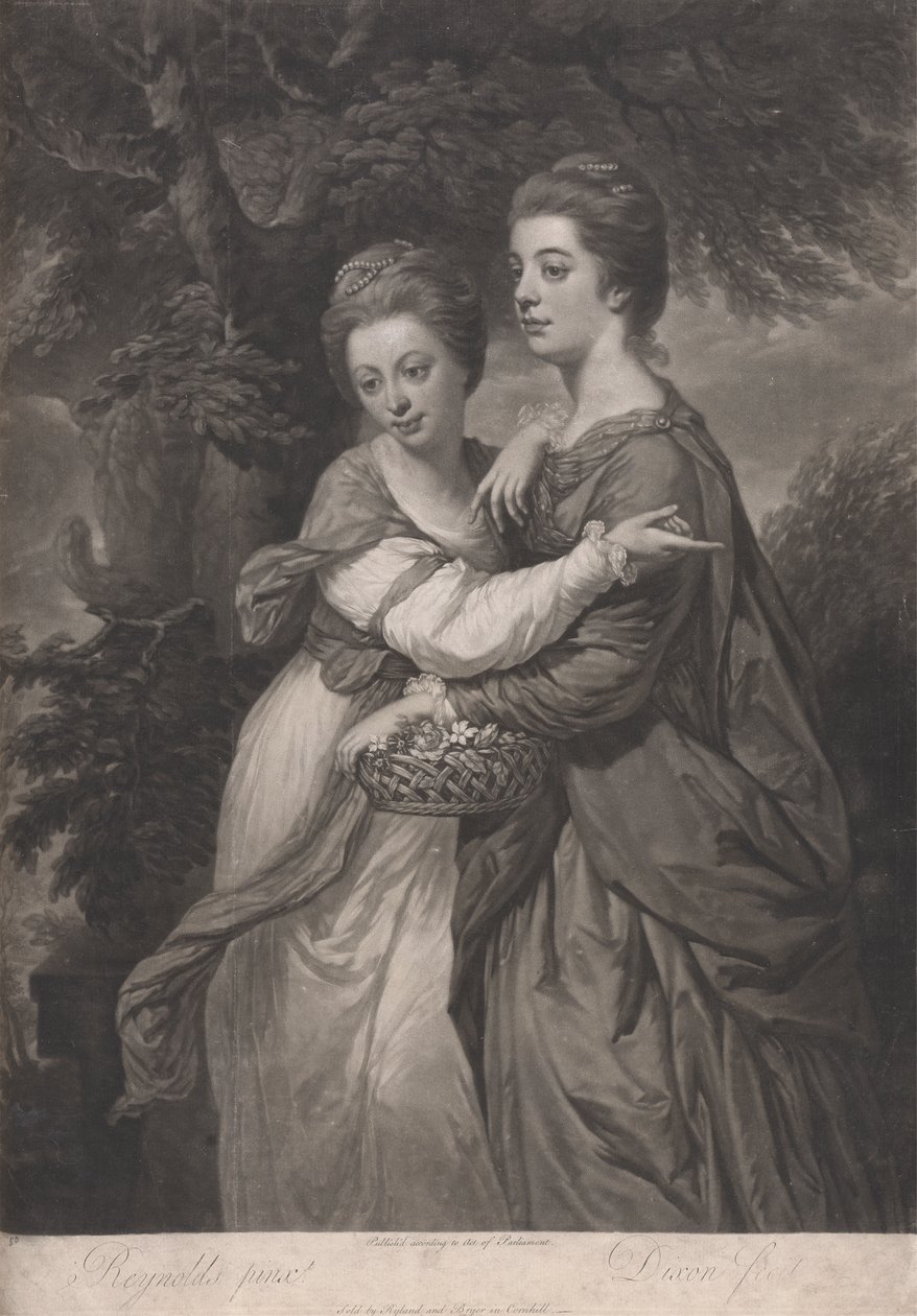 Elizabeth och Emma Crewe av John Dixon