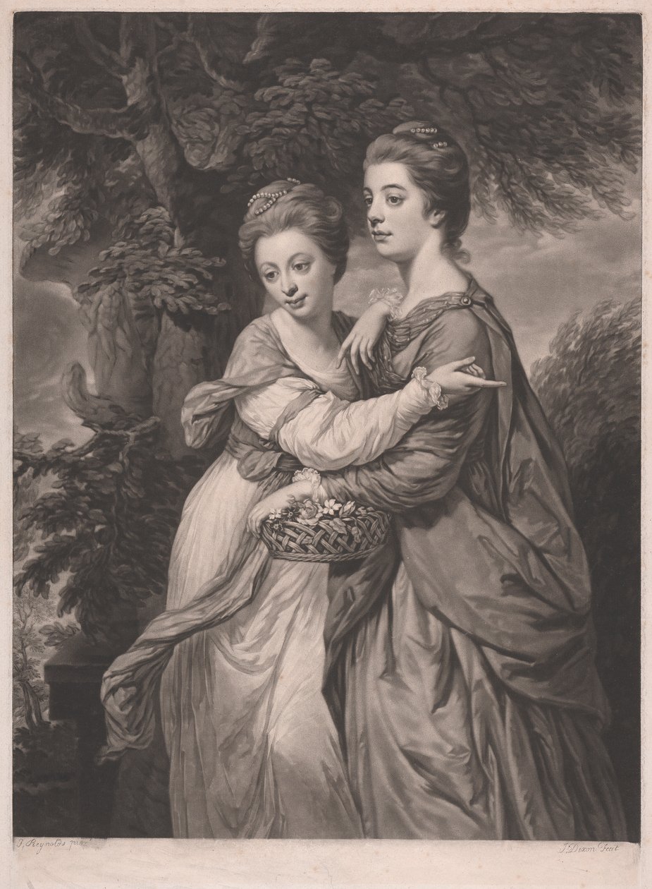 Miss Emma och Miss Elizabeth Crewe av John Dixon