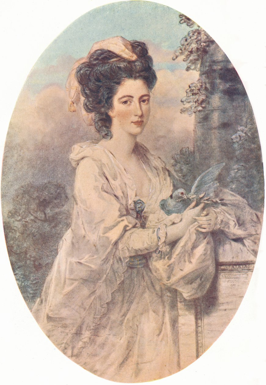 Miss Isabella Hunter, 1781, 1907 av John Downman