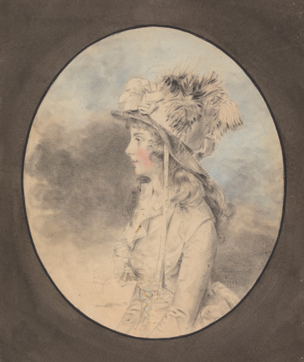 Miss Nott av John Downman