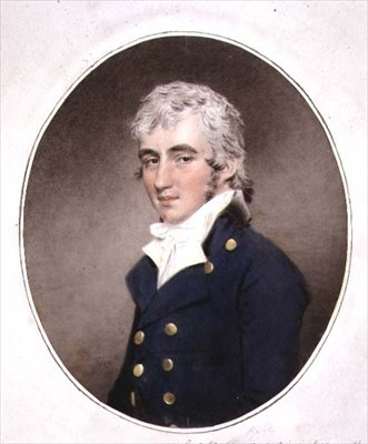 Mr Keeble (eller Keble) 1798 (krita, akvarell på papper) av John Downman