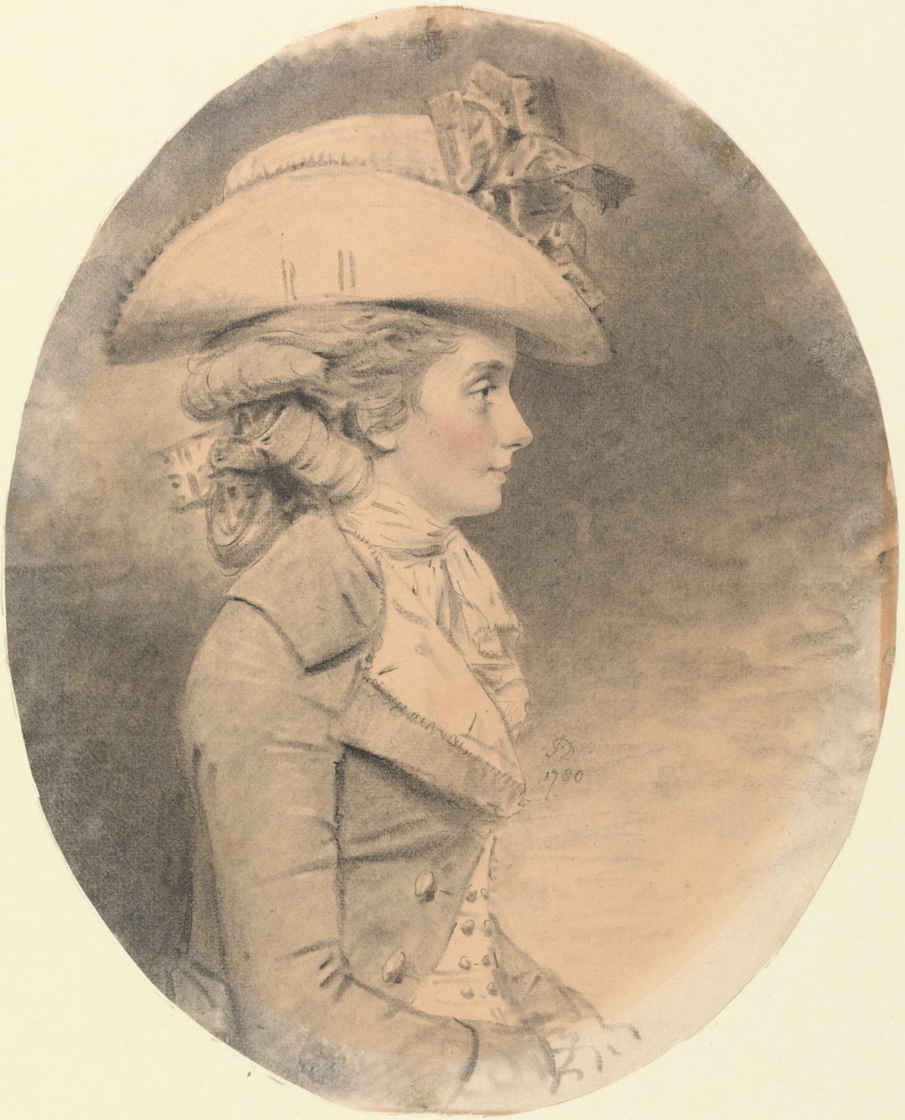 Mrs. Ives av Catton av John Downman