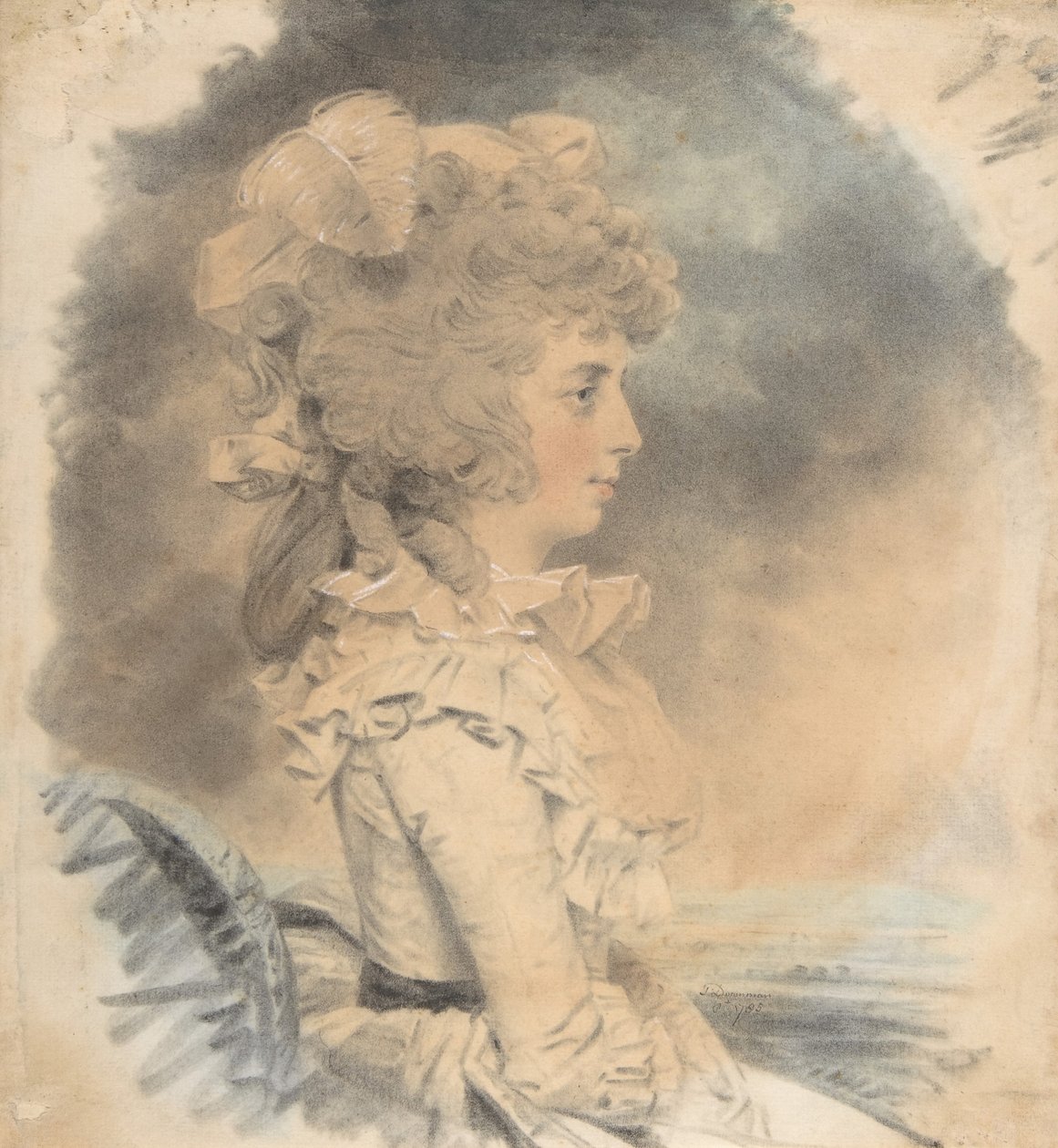 Mrs Palmer, 1785. av John Downman