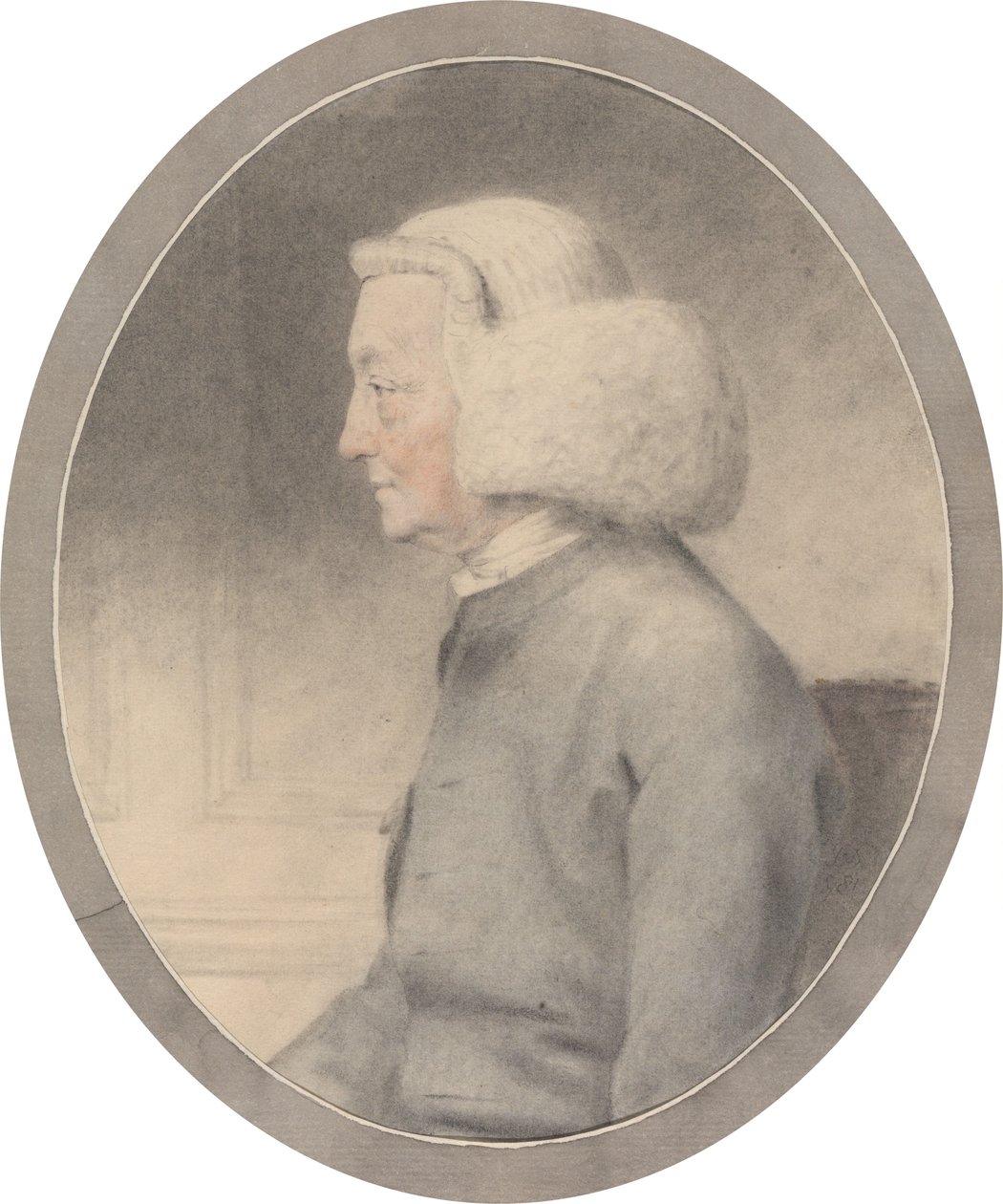 Porträtt av en helig man vid namn pastor John Wesley av John Downman