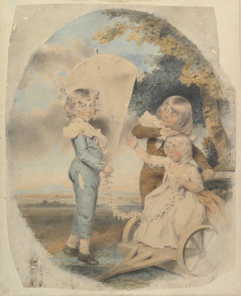 Dyson-barnen, 1787. av John Downman