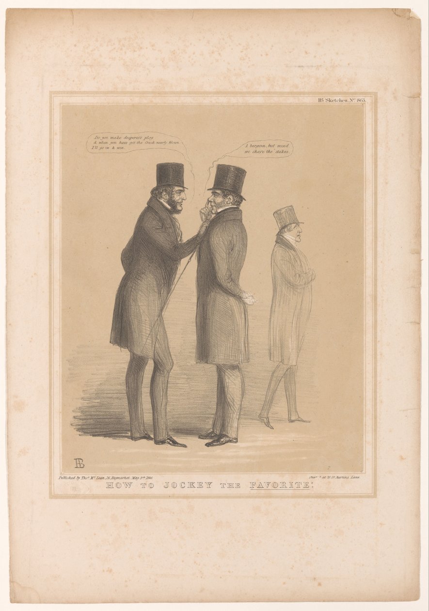 Spotprent träffade Lord Bentinck och Smith O