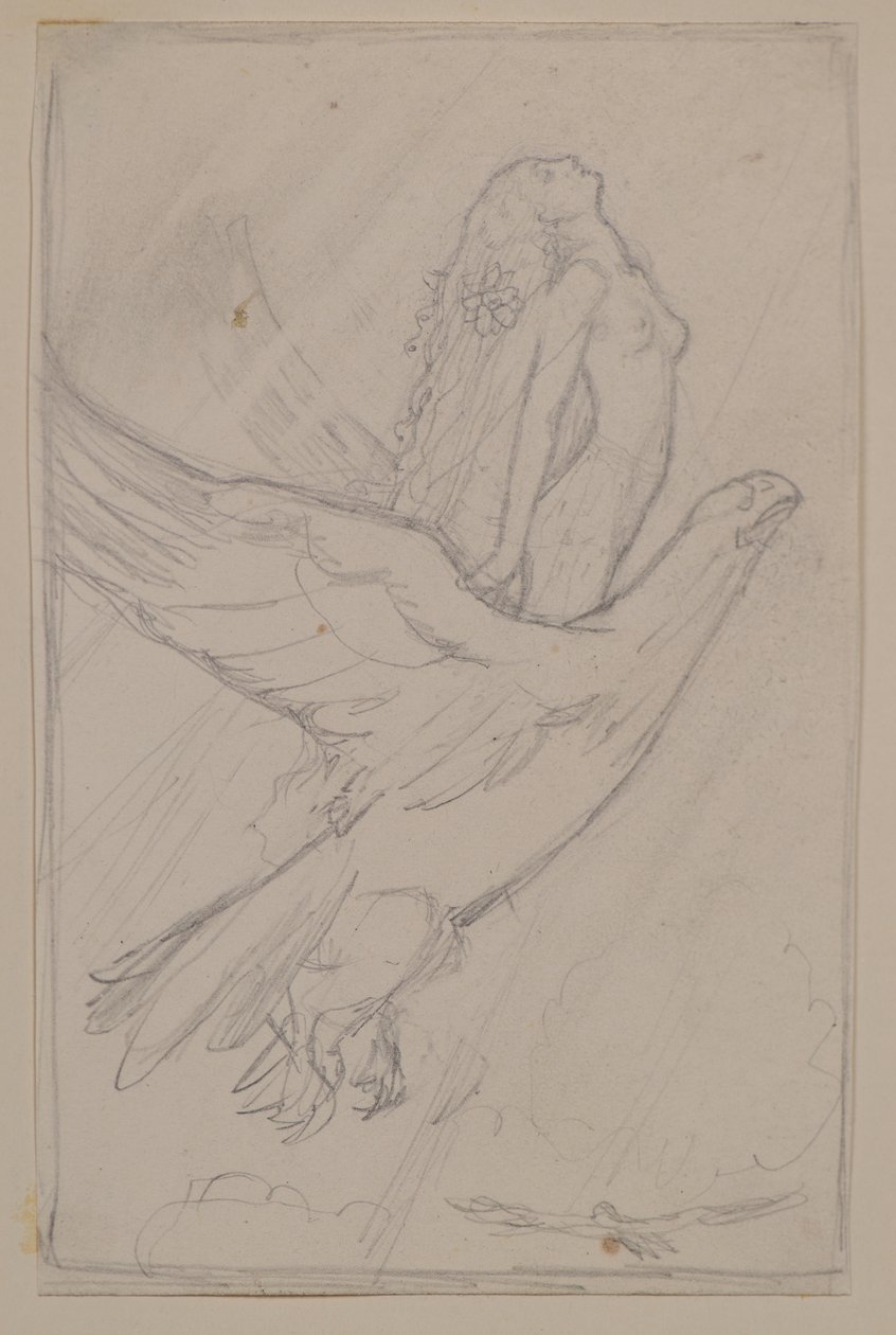 Ceyte försöker nå solen (penna) av John Duncan