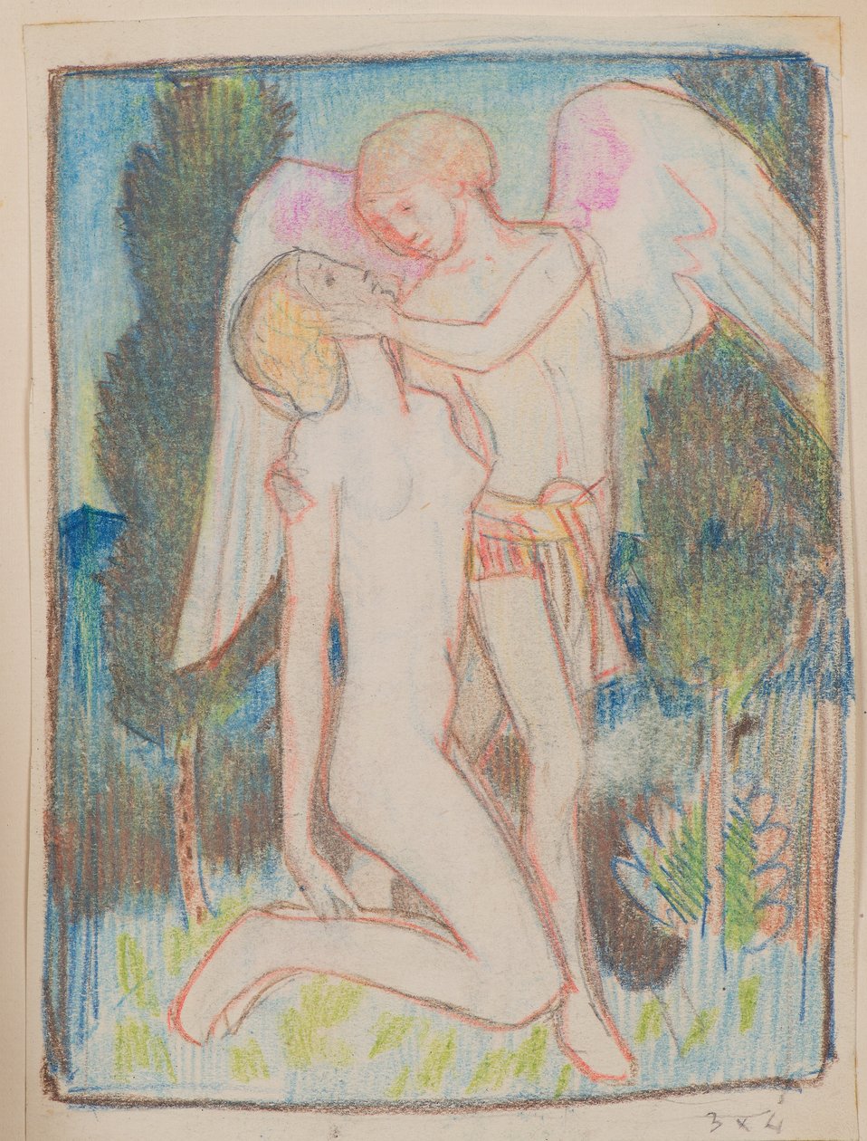Kärlek går förbi (penna) av John Duncan