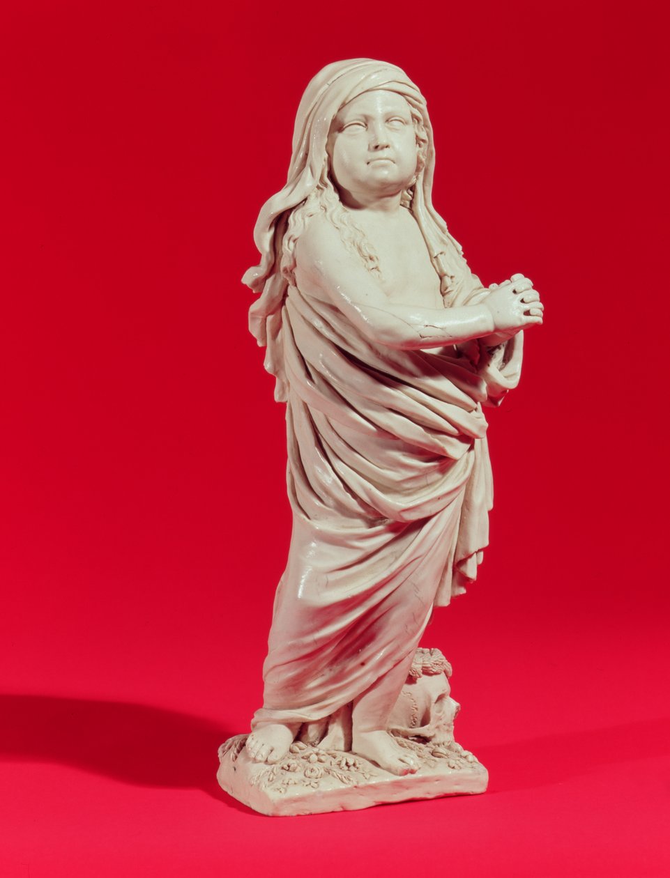 Lydia Dwight Resurrected, 1674 (spaltglaserat stengods) av John Dwight