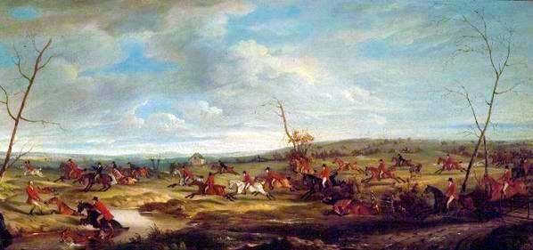 Spring nära Melton Mowbray, 1824 av John E. Ferneley