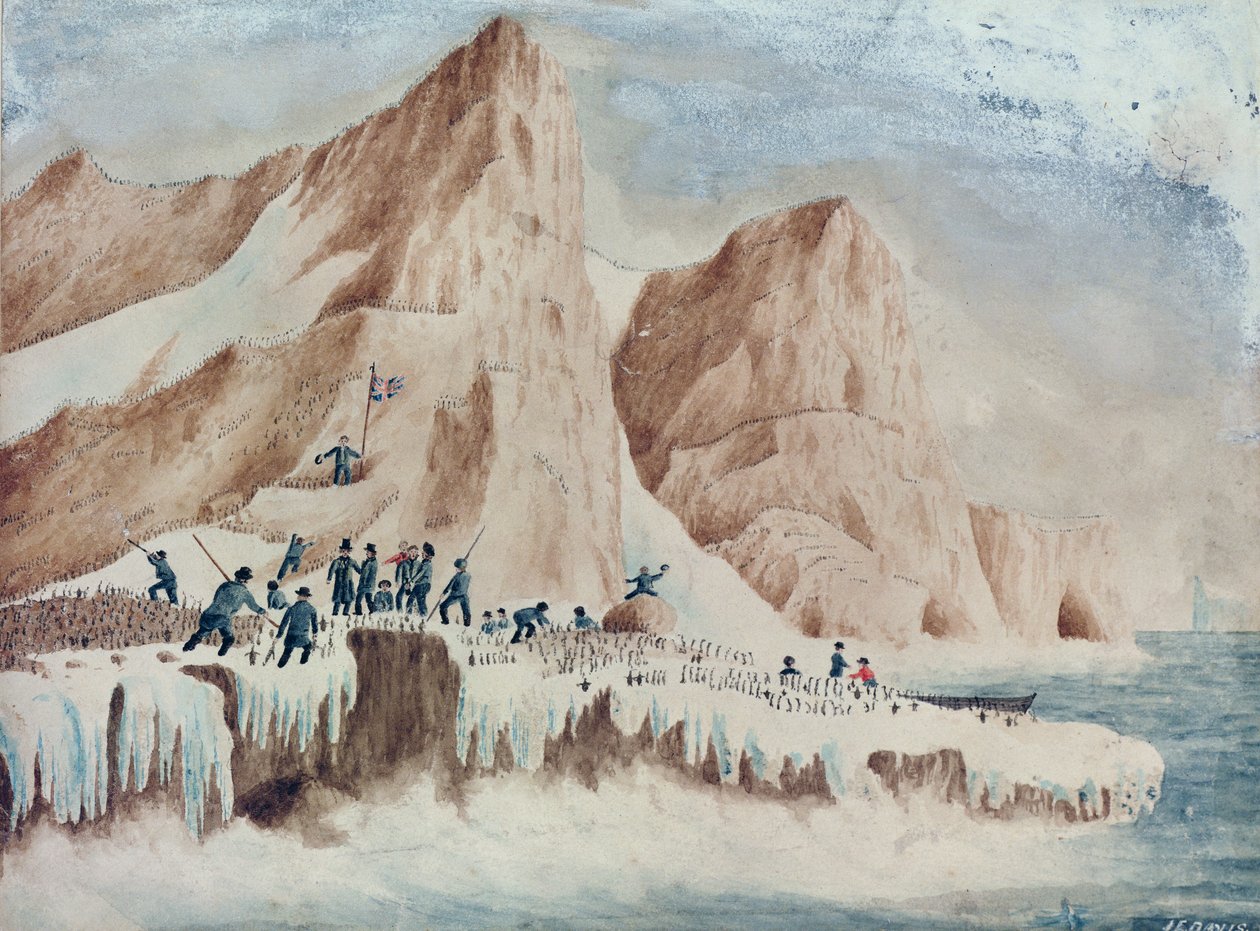 Possession Island, Victoria Land, 11 januari 1841 av John Edward Davis