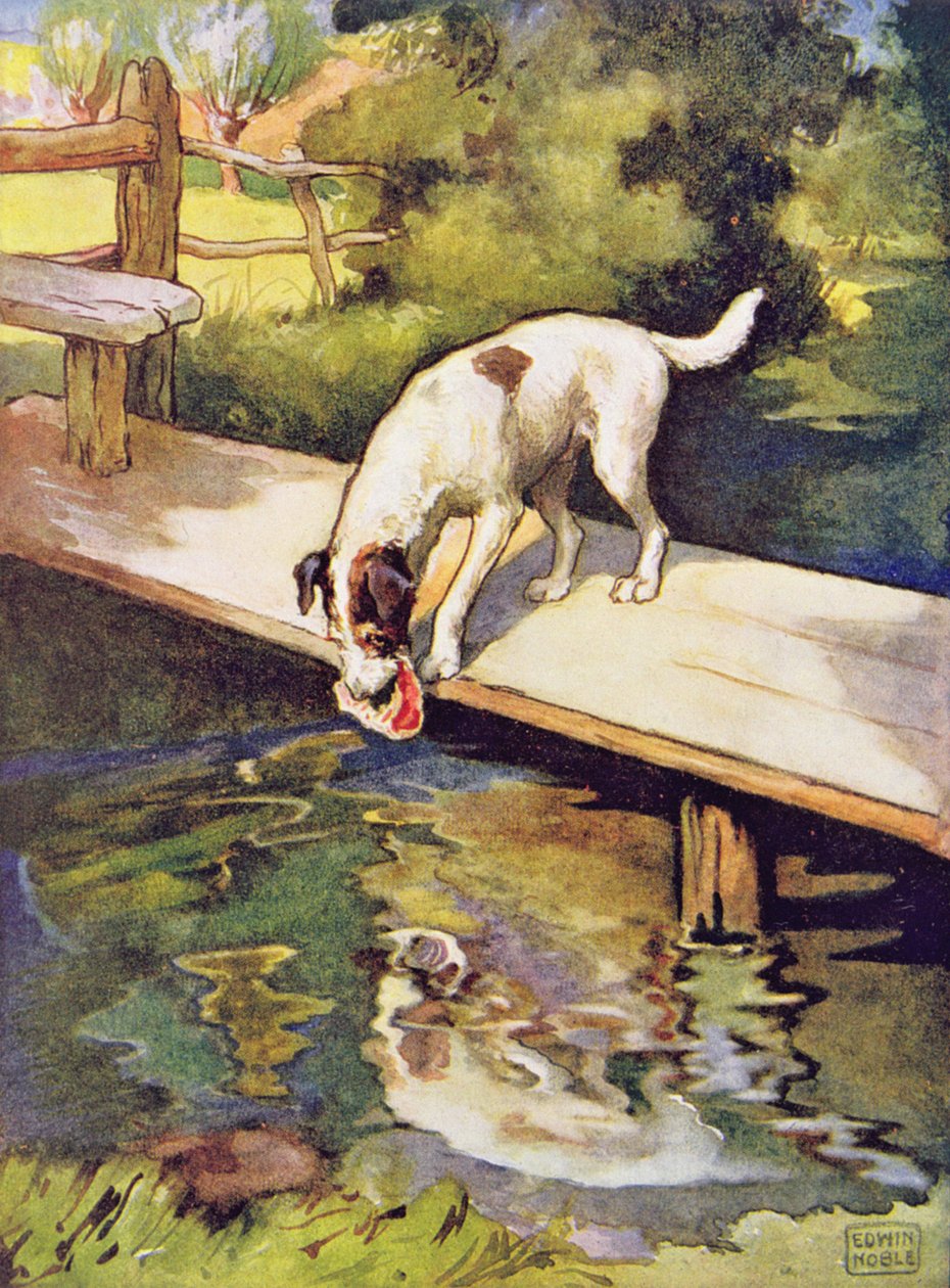 The Dog and the Shadow från "Aesop