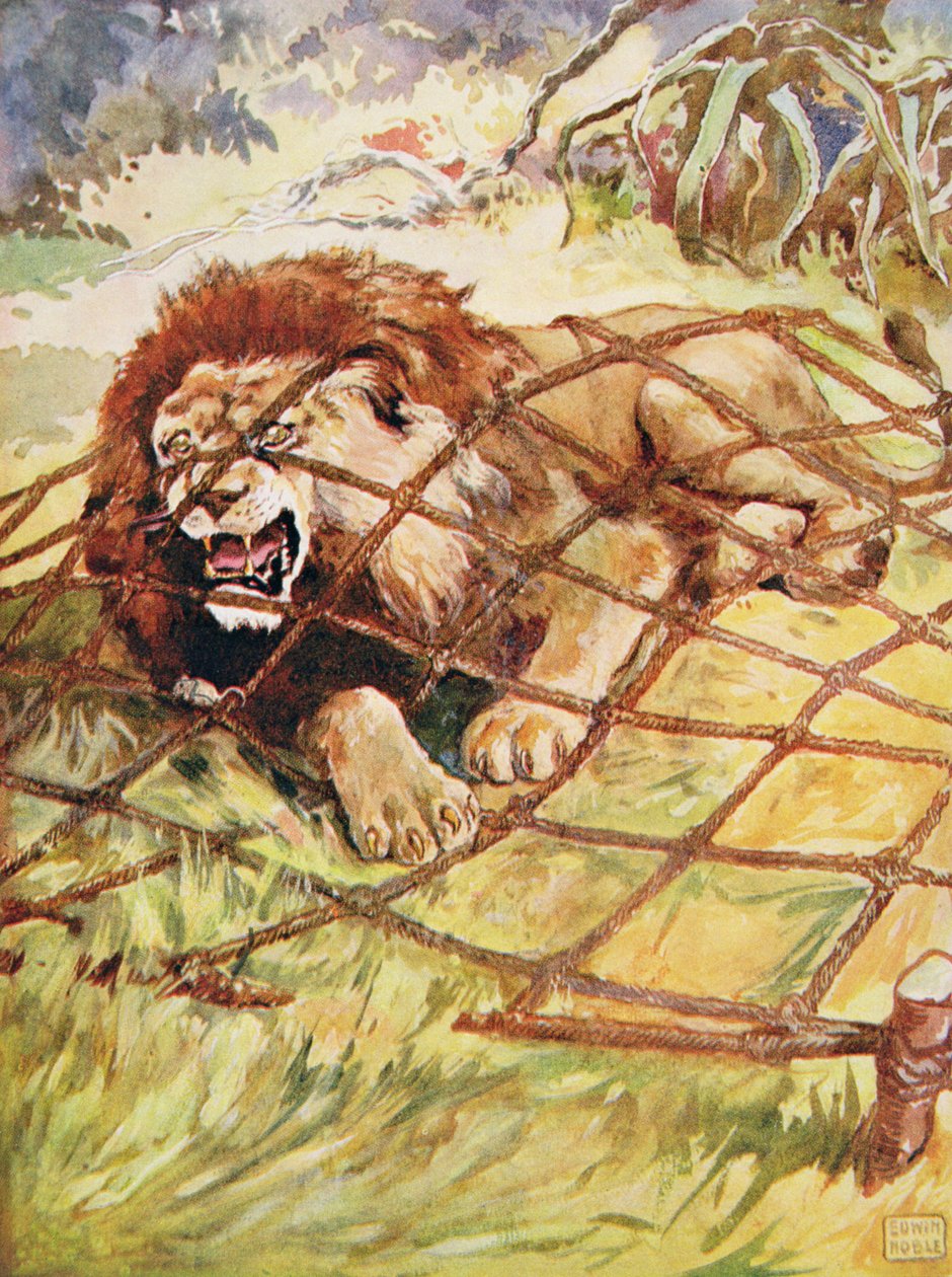 Lejonet och musen från "Aesop