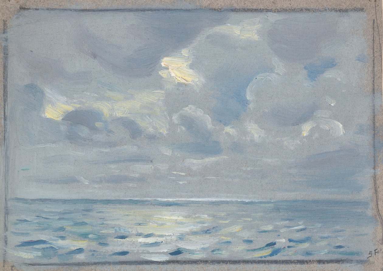 Havslandskap, Slutet av 1800-talet till mitten av 1900-talet (målning) av John Everett
