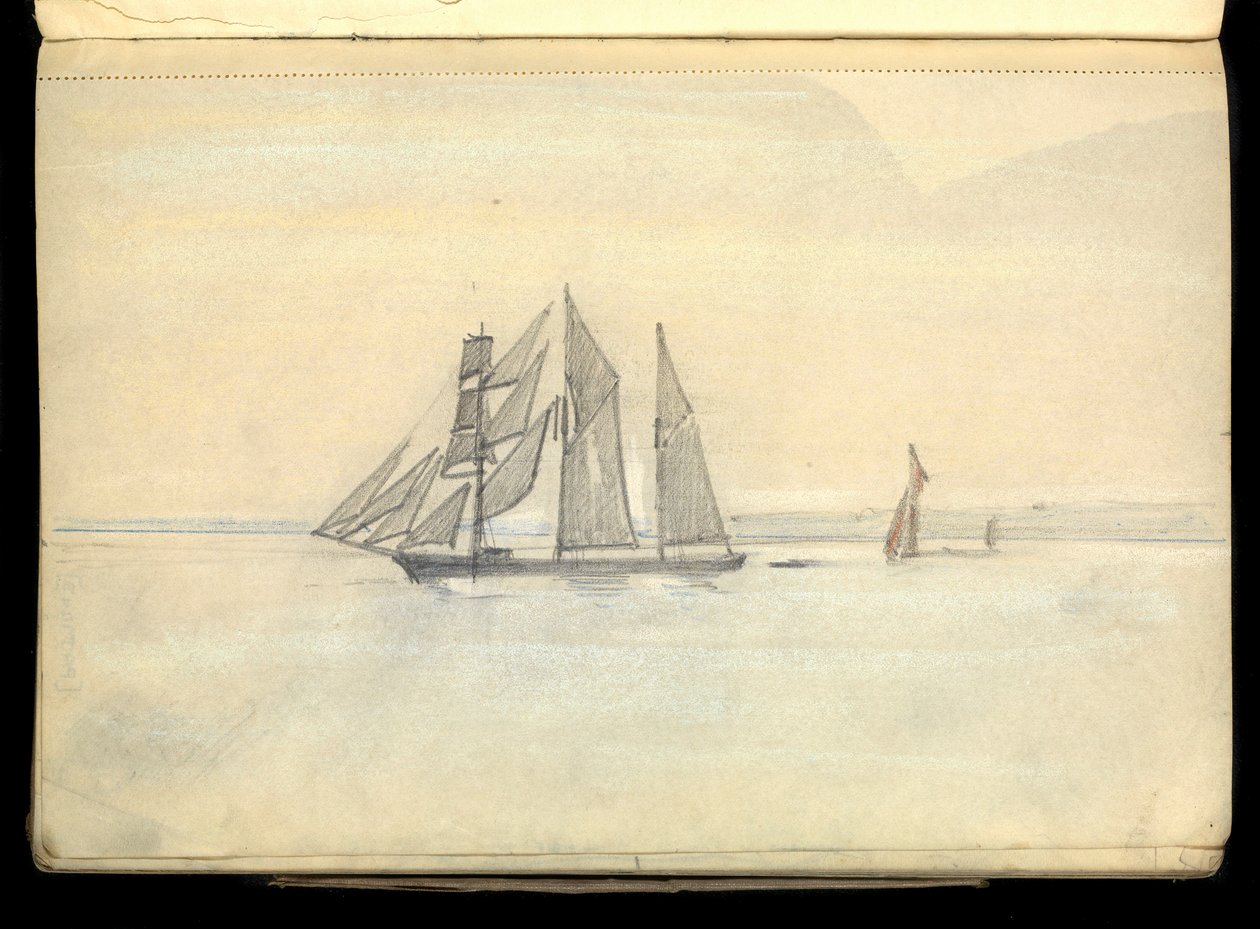 Havslandskap, Skissbok av John Everett