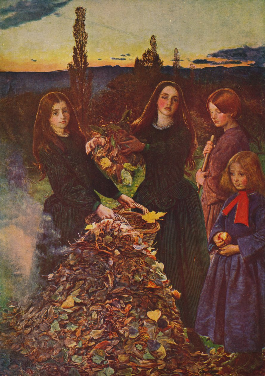 Höstlöv, 1856, c1915 av John Everett Millais