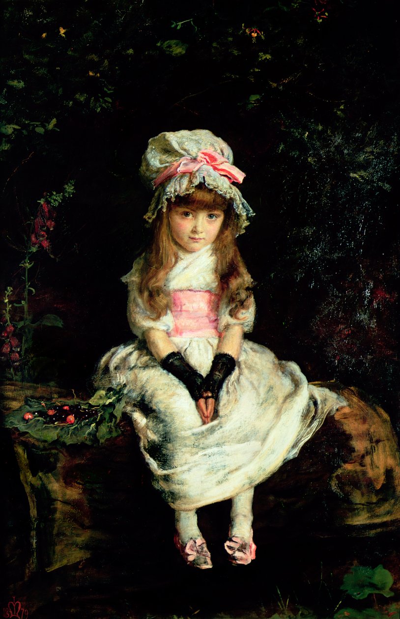 Cherry Ripe, 1879 av John Everett Millais