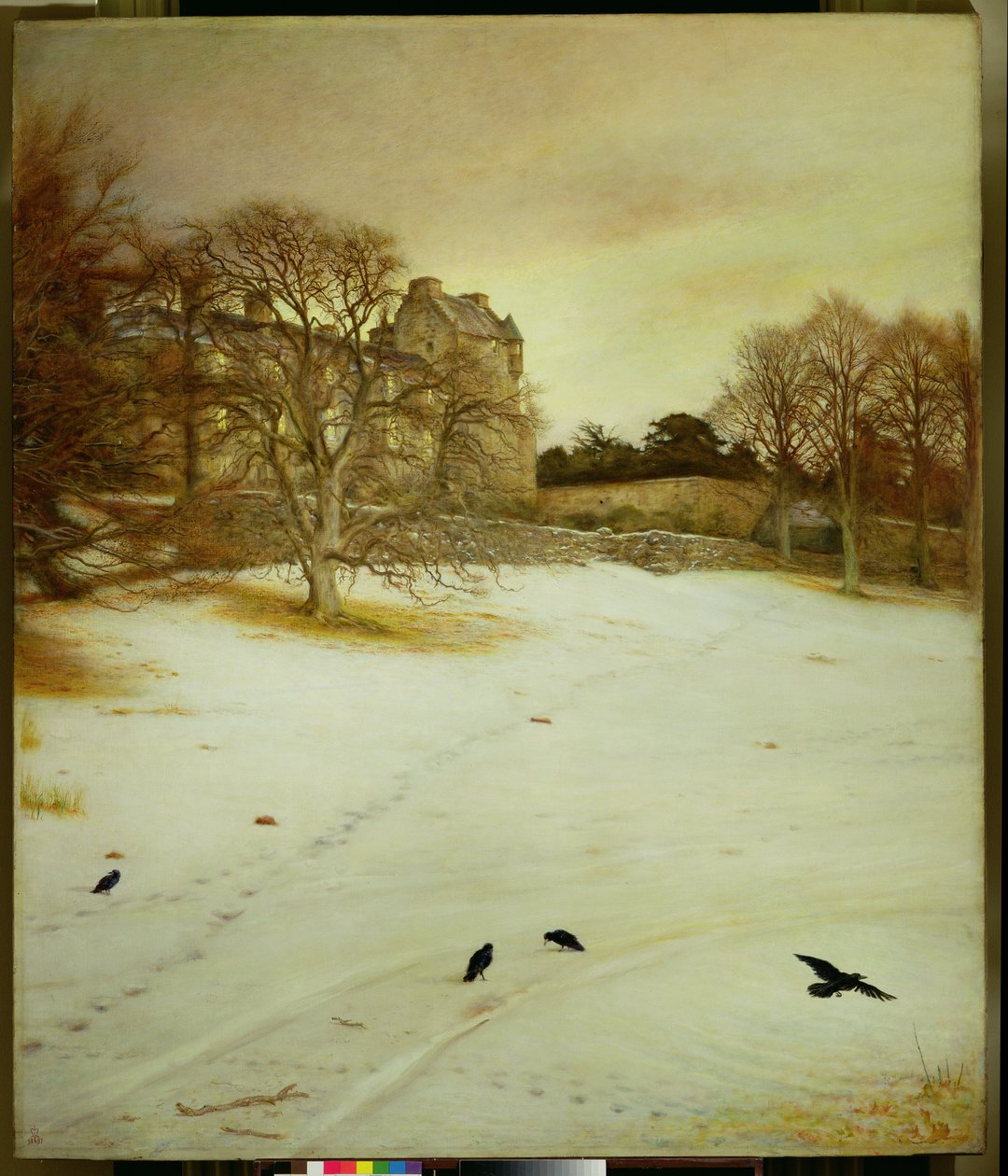 Julafton 1887 av John Everett Millais