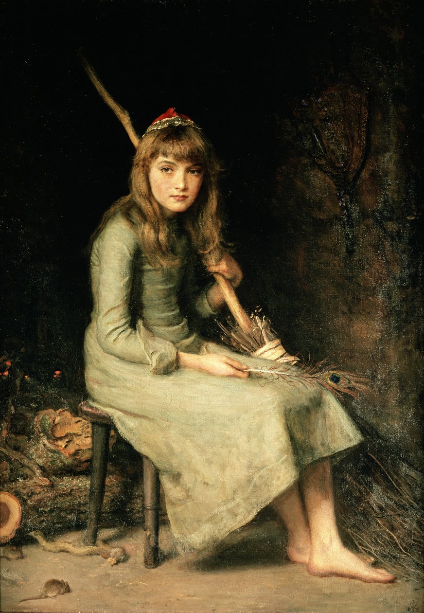 Askungen, 1881 av John Everett Millais