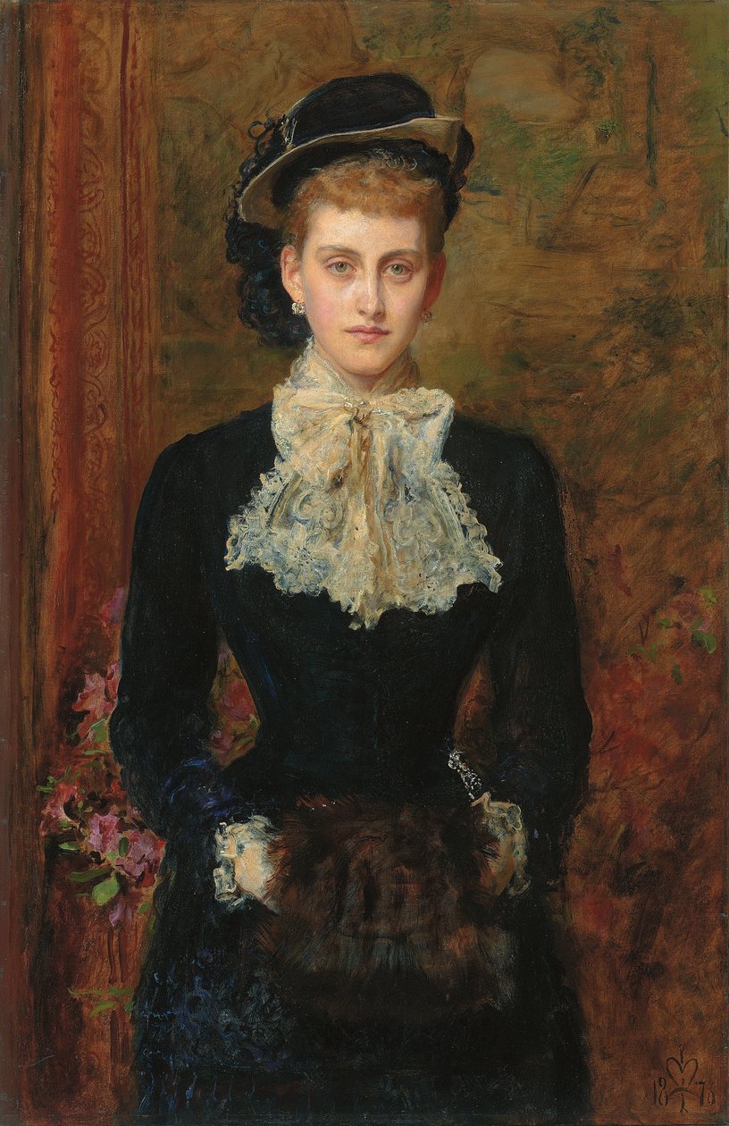 Grevinnan de Pourtales, den före detta frun, 1876 av John Everett Millais