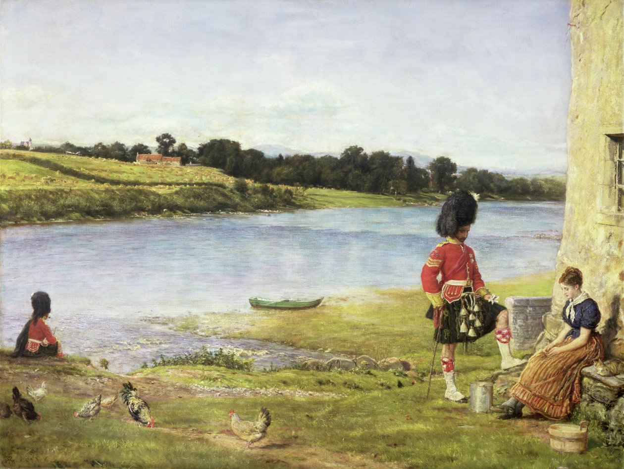 Flödande till havet, 1871 av John Everett Millais