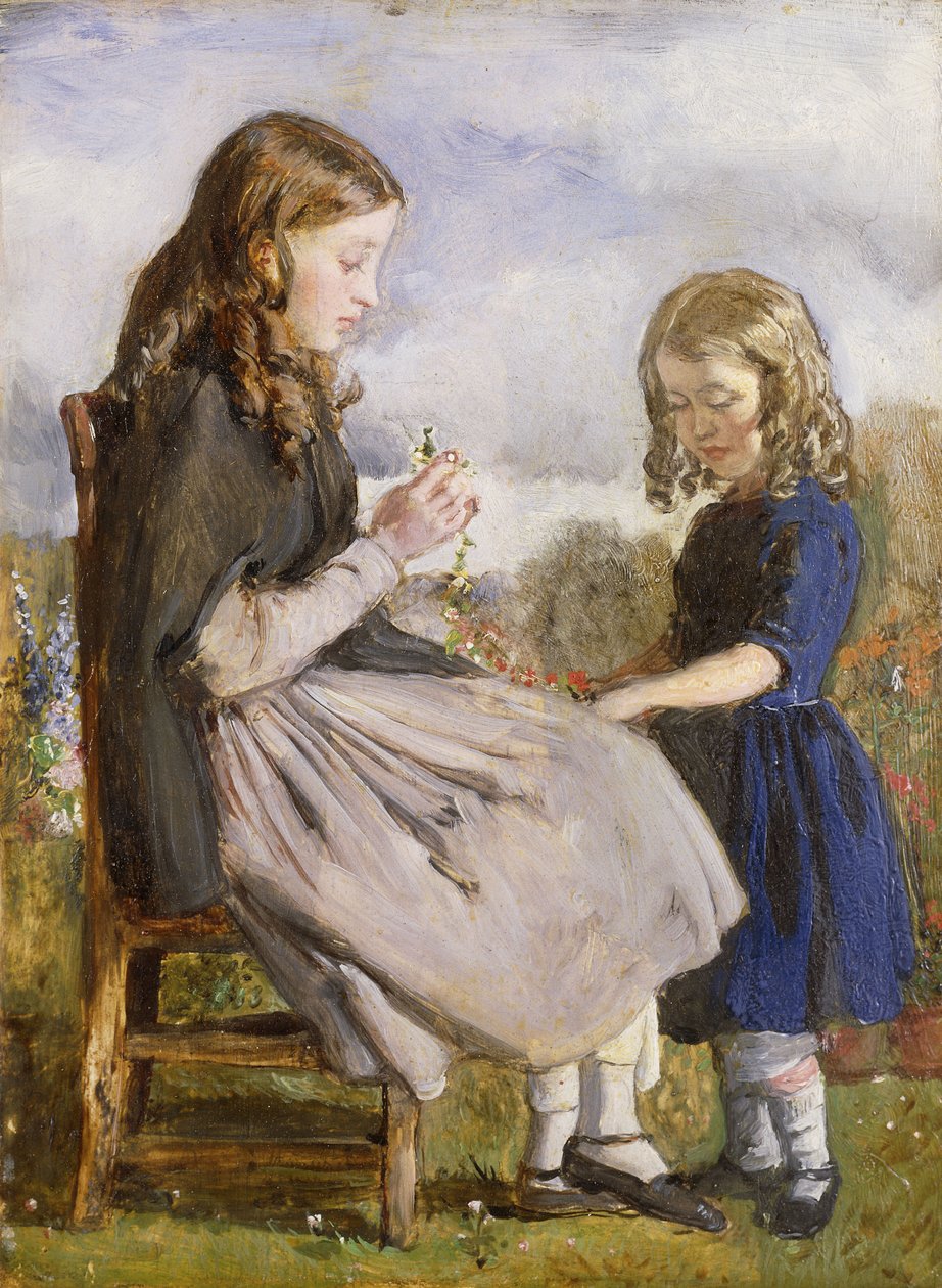 Garland Weavers, ca 1846 av John Everett Millais