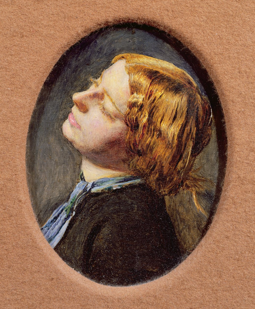 Chef för Mariana, studie för Mariana i Moated Grange (se 618) av John Everett Millais