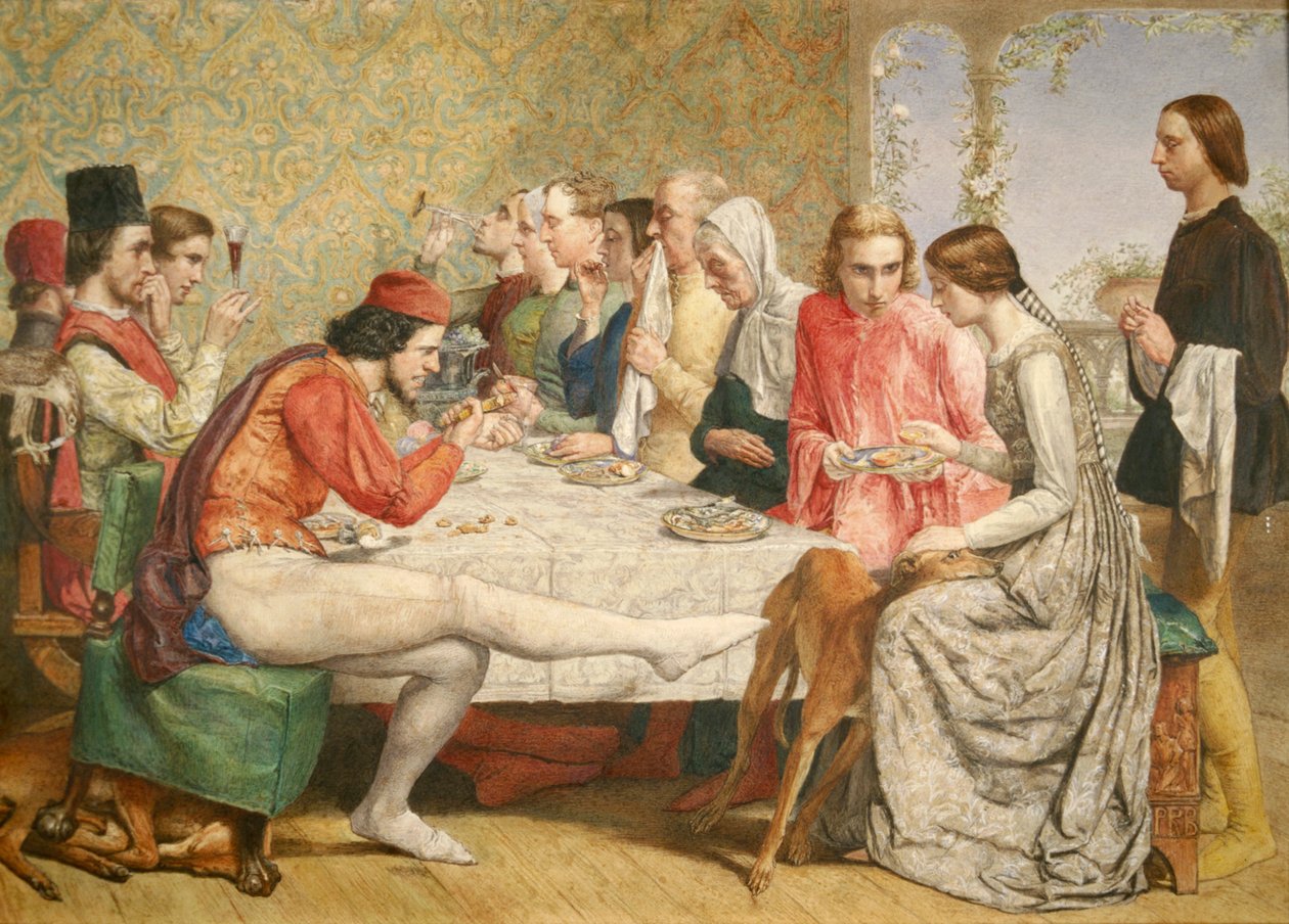 "Isabella", 1849 av John Everett Millais