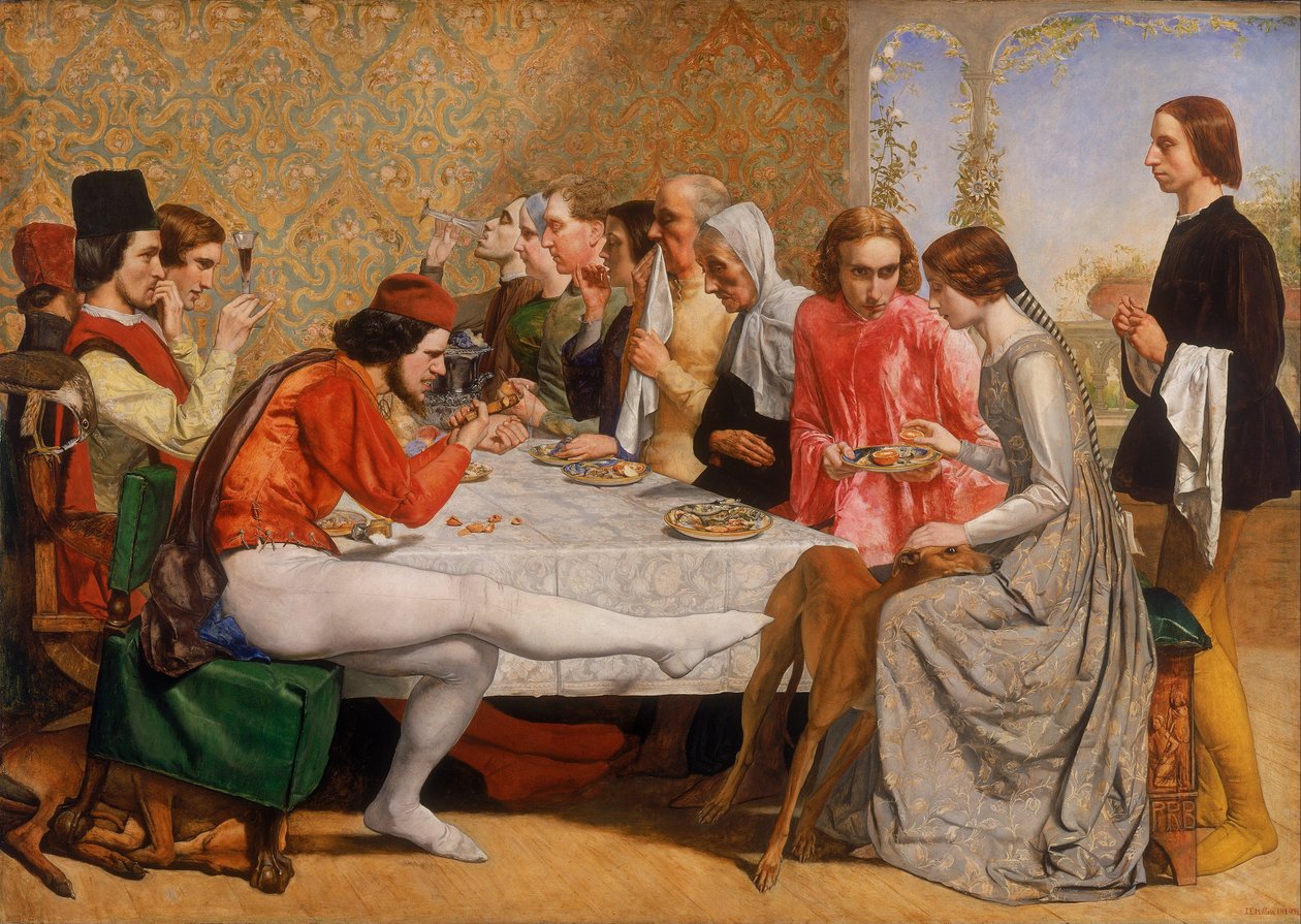 Lorenzo och Isabella av John Everett Millais