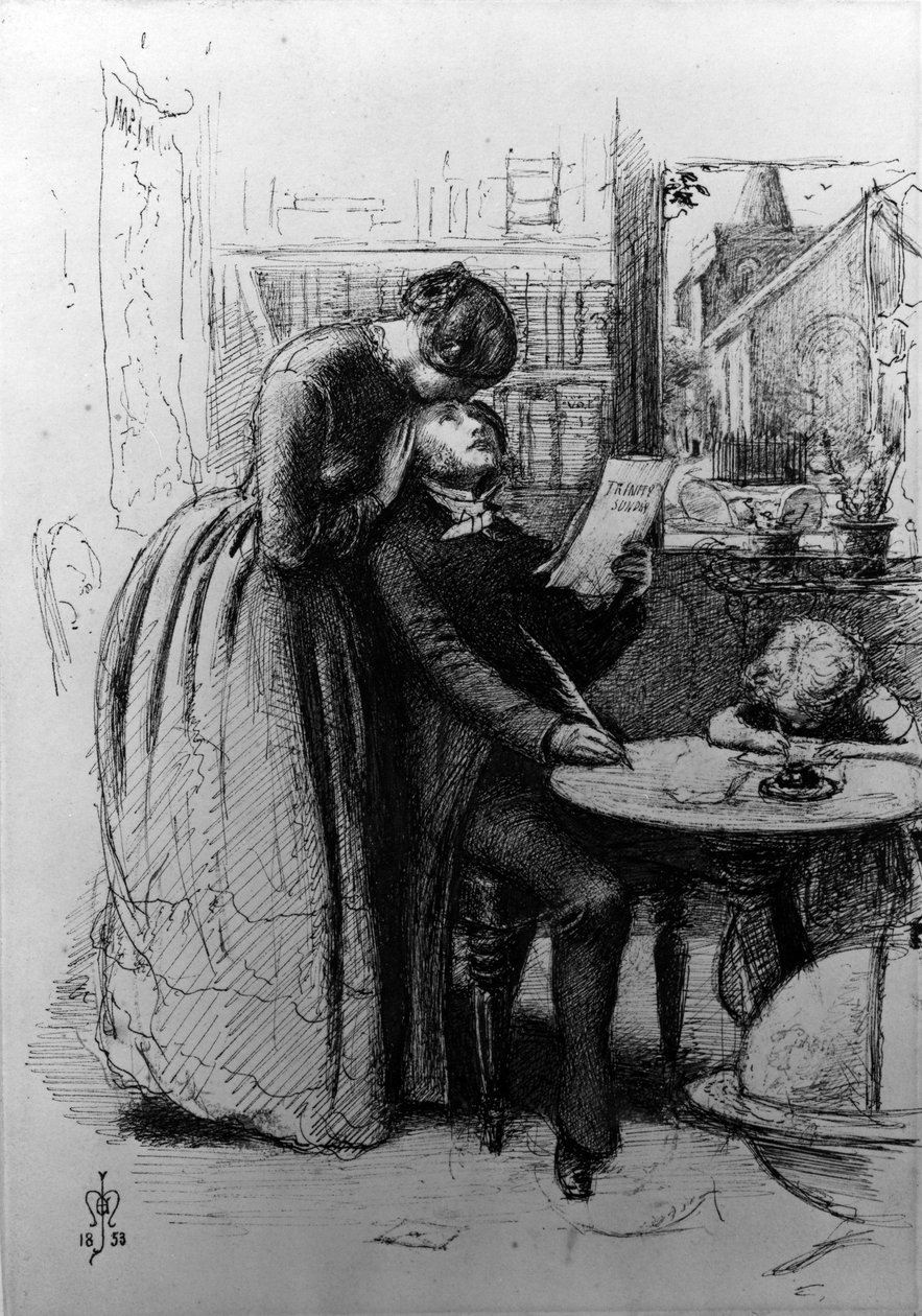 Gift för kärlek, 1853 av John Everett Millais