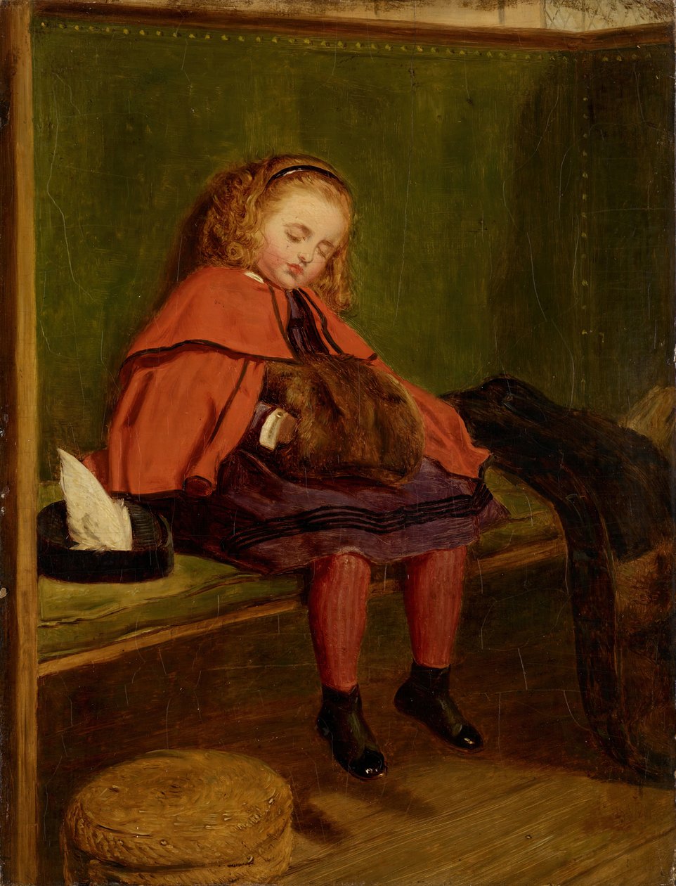 Min andra predikan, c1854.. av John Everett Millais
