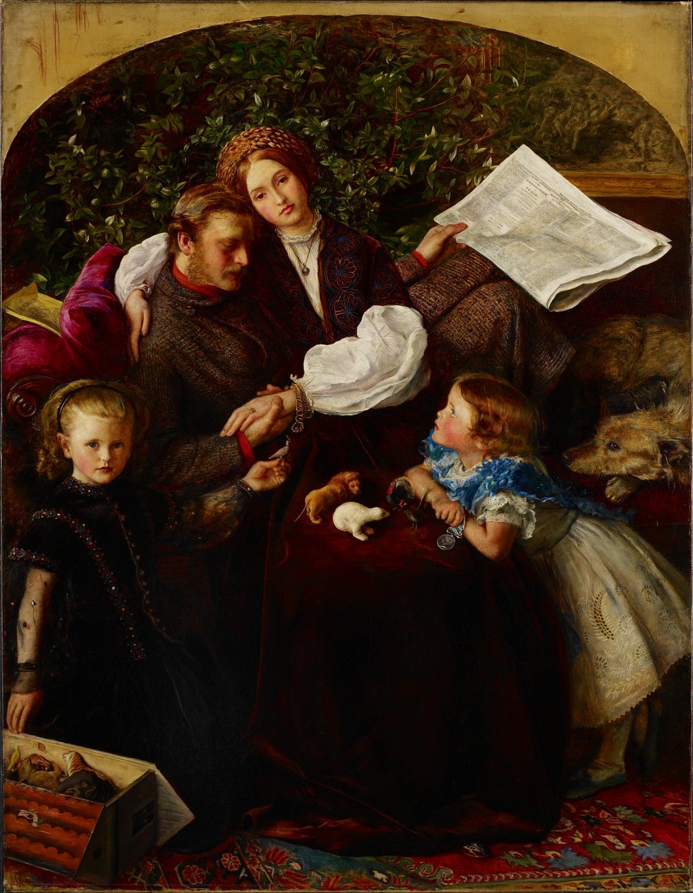 Fred sluten, 1856 av John Everett Millais