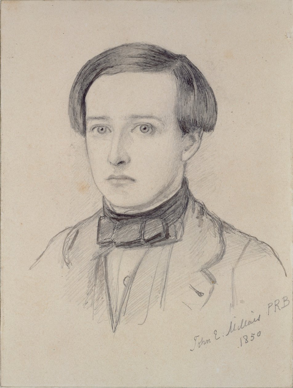 Porträtt av Charles Allston Collins, 1850 av John Everett Millais