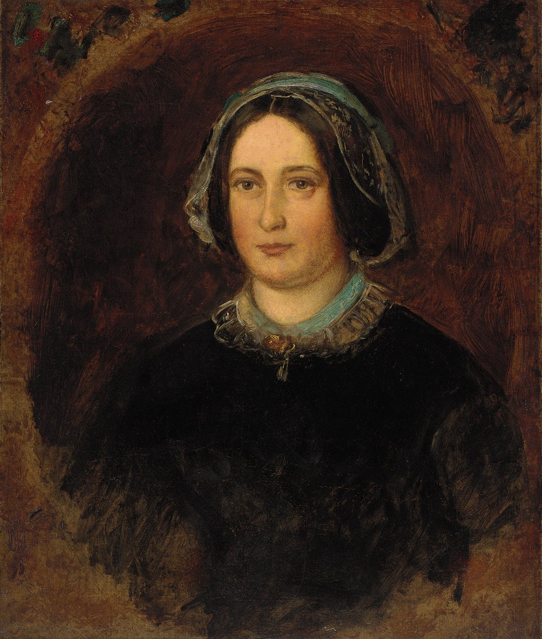 Porträtt av Mrs William Evamy, ca 1843 av John Everett Millais