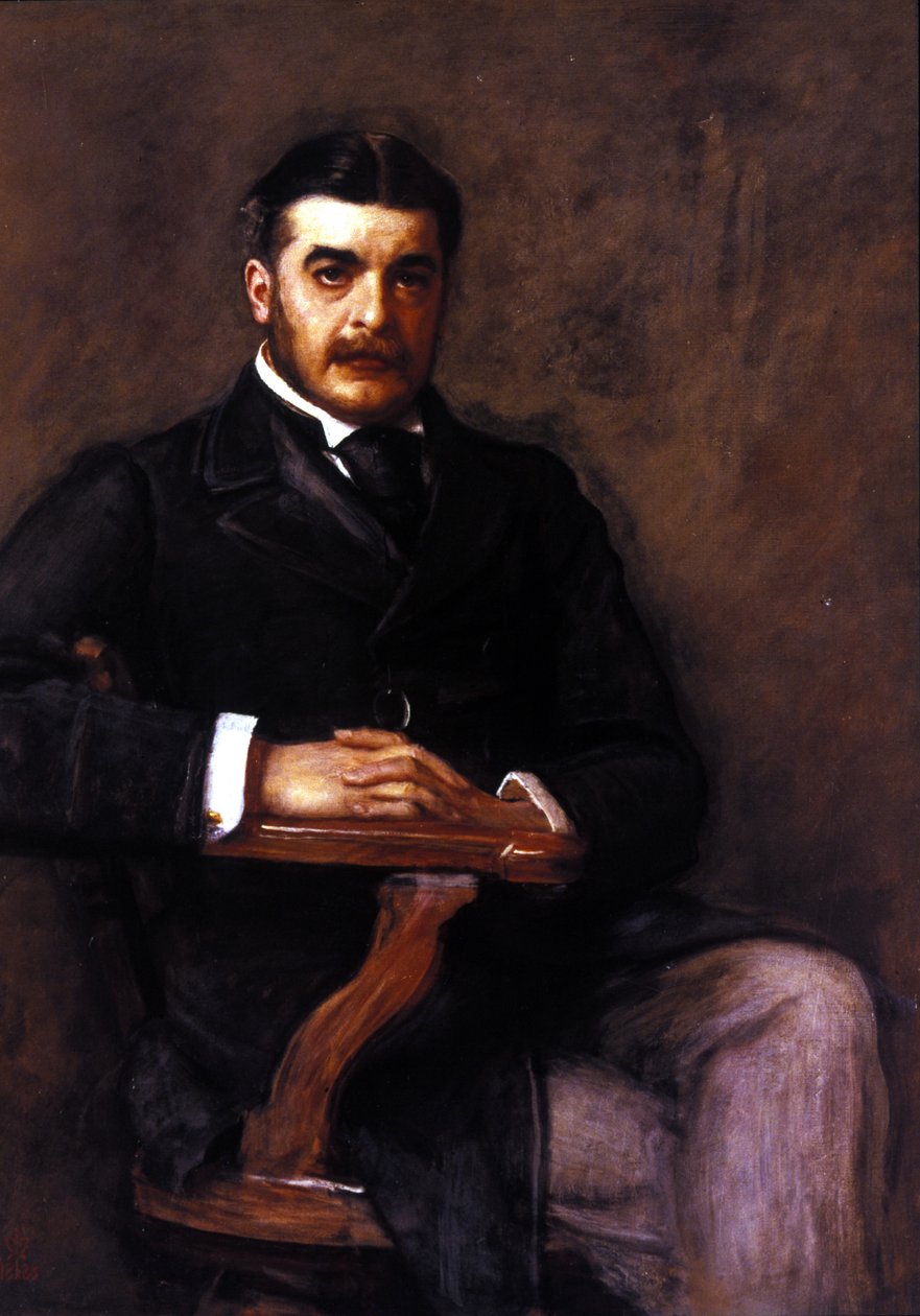 Sir Arthur Seymour Sullivan (1842 - 1900). Målning av J. E. Millais. National Portrait Gallery, London. av John Everett Millais