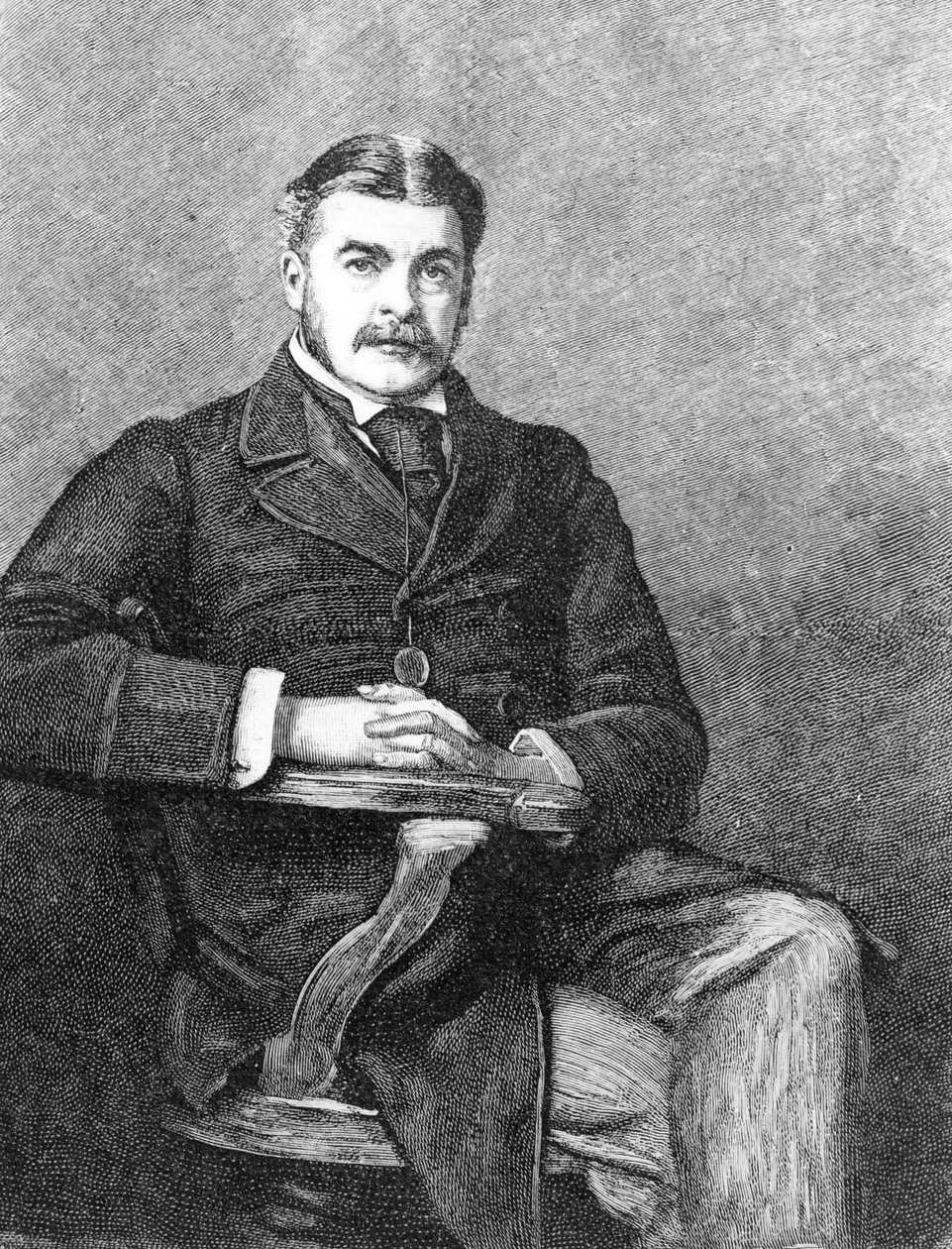 Sir Arthur Sullivan, graverad av C. Carter av John Everett Millais