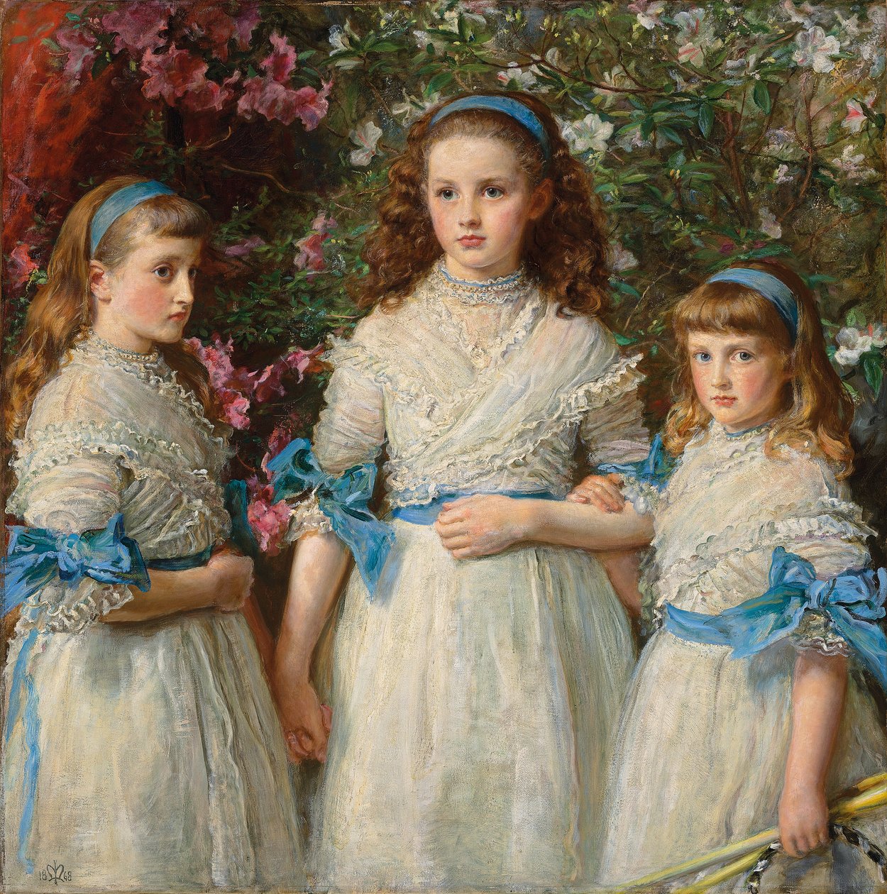 Systrar, 1868 av John Everett Millais