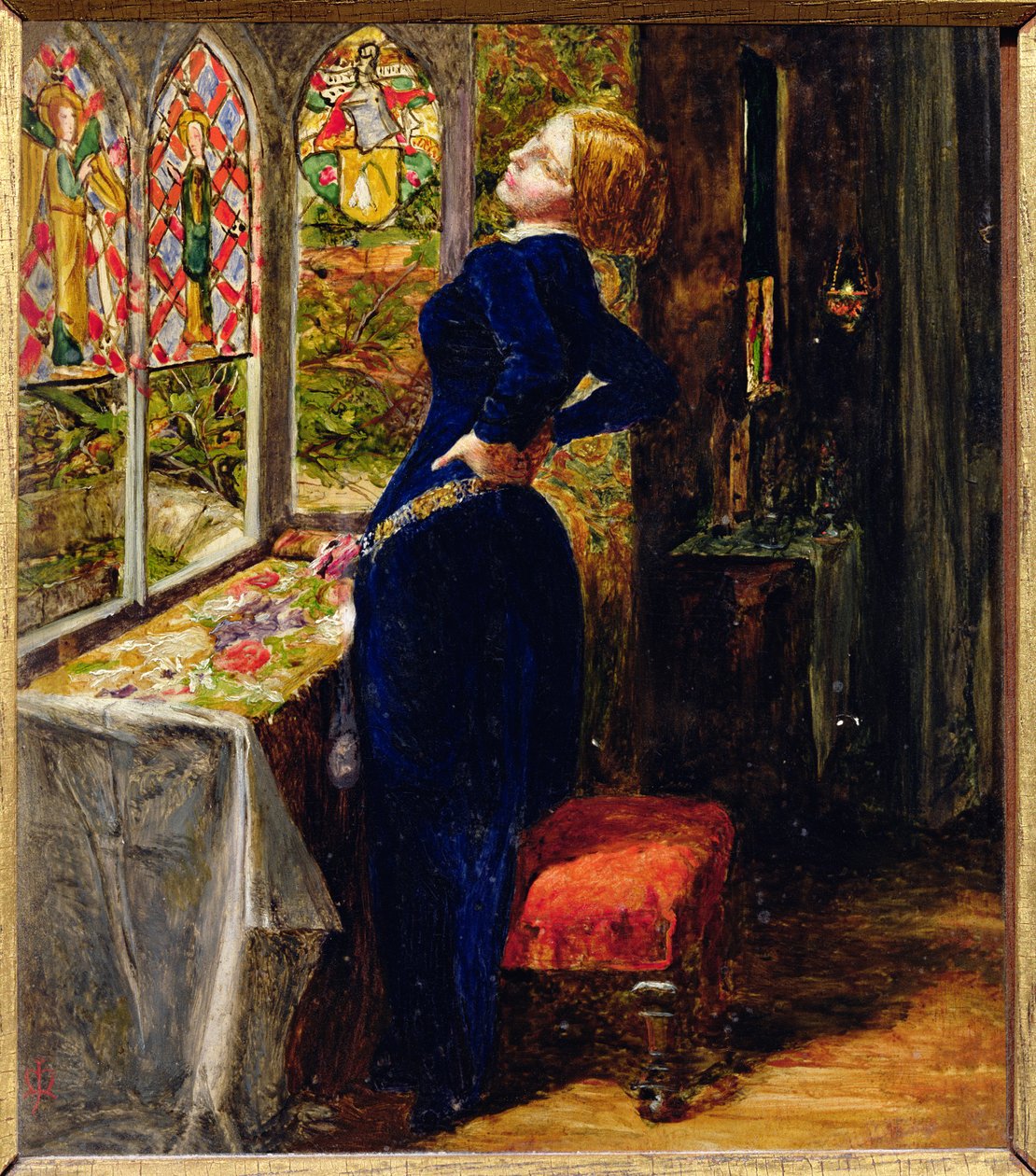 Studera för Mariana i Moated Grange (se MAK 618) av John Everett Millais