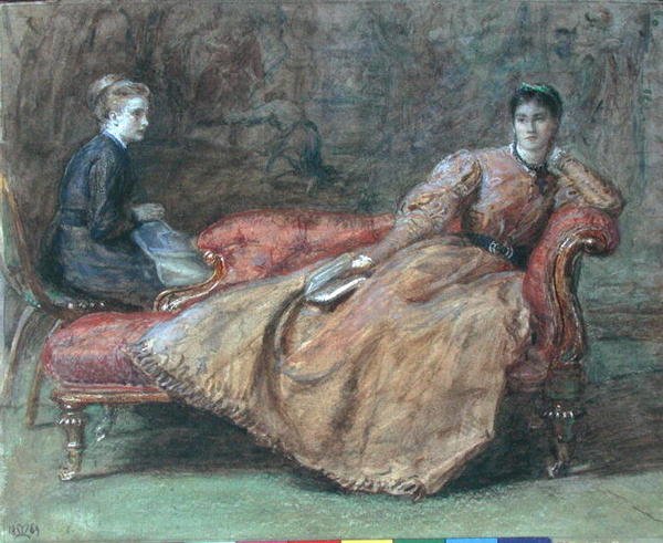Kapitlets slut av John Everett Millais