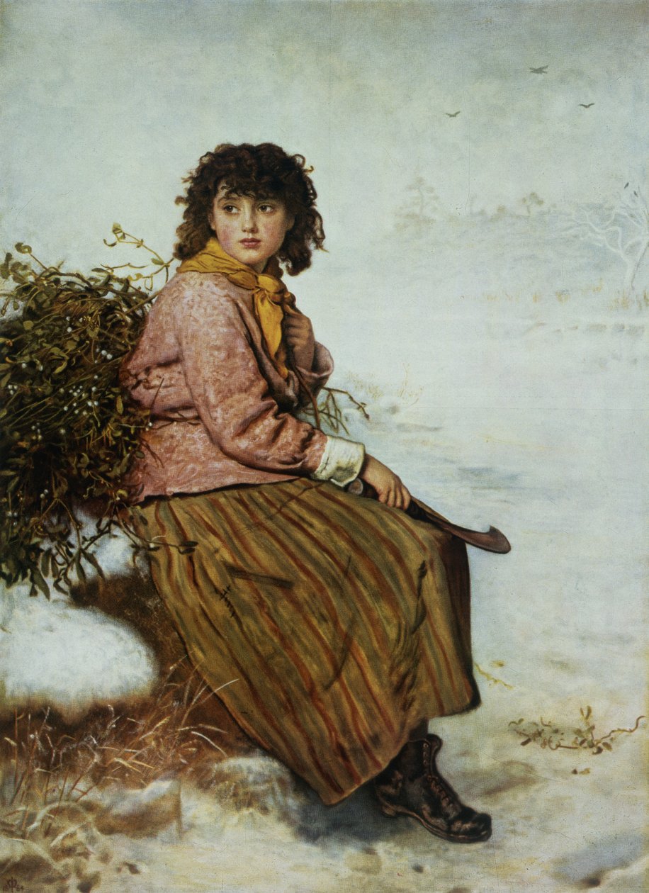 Mistelsamlaren, 1894 av John Everett Millais