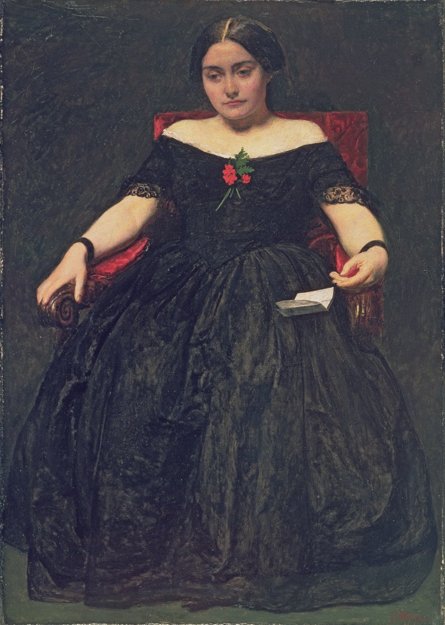 Wandering Thoughts, ca 1855 (olja på duk) av John Everett Millais