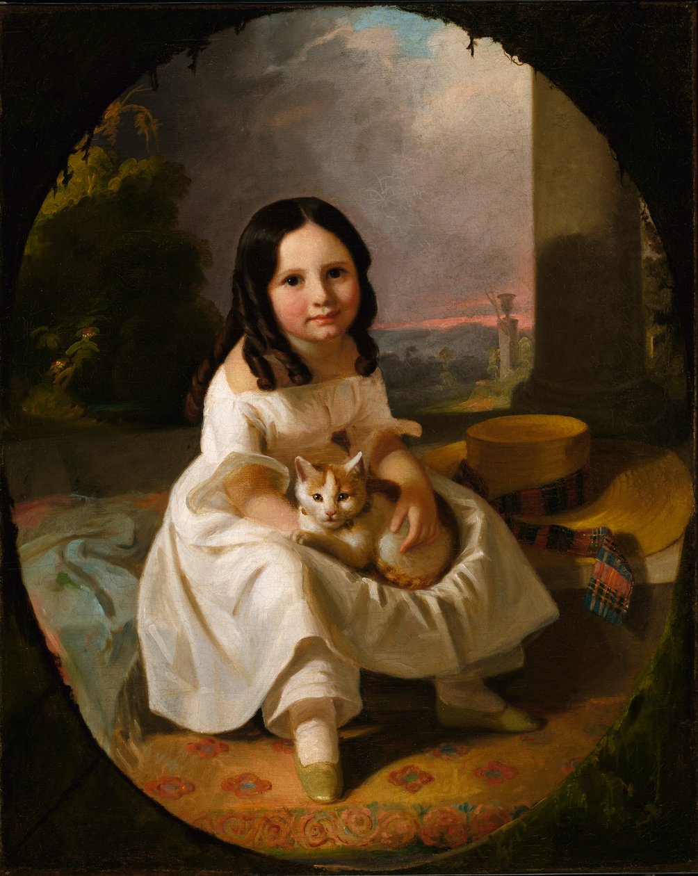Mary Elizabeth Francis, konstnärens dotter av John F. Francis