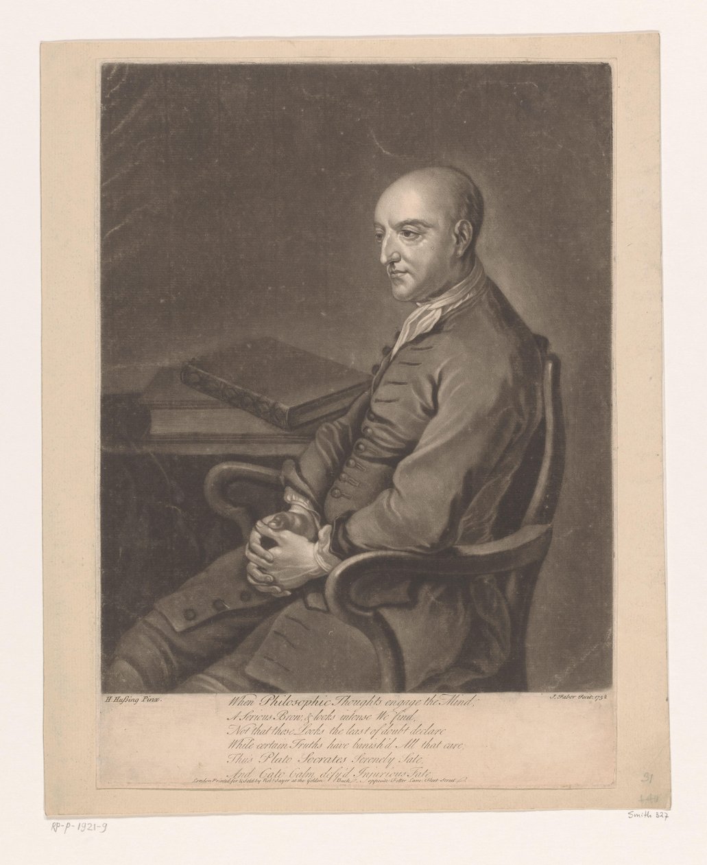 Porträtt av Humphrey Skelton av John Faber (II)